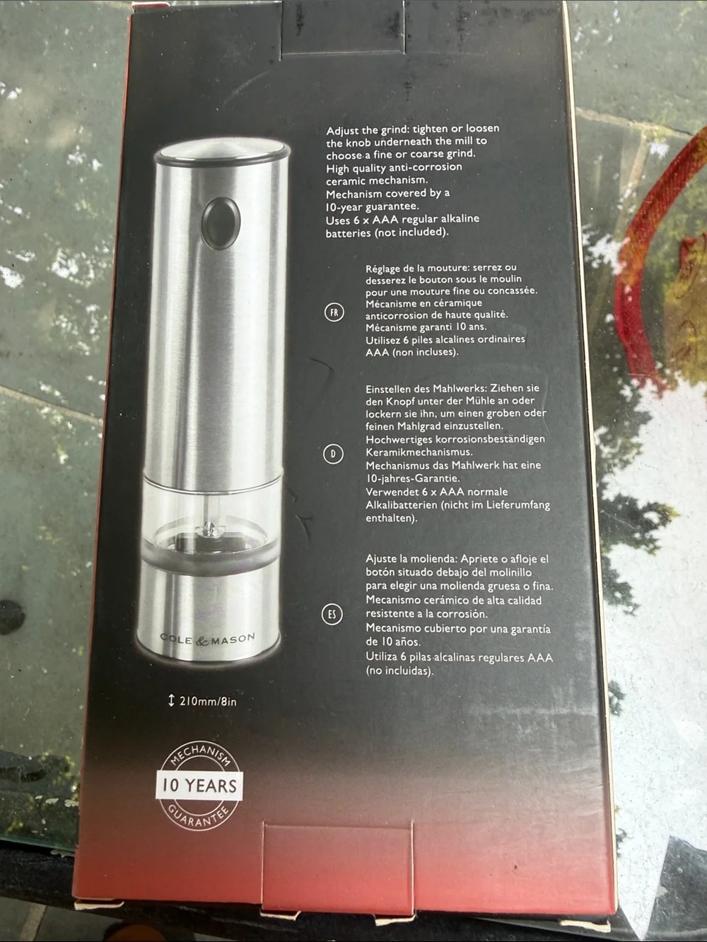 Cole & Mason Battersea Stainless Steel Salt & Pepper Mill Set - Silver